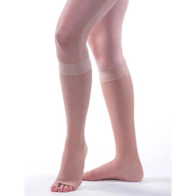 Allegro Essential Sheer Support Knee Highs 20-30 mmHg, Open Toe #19