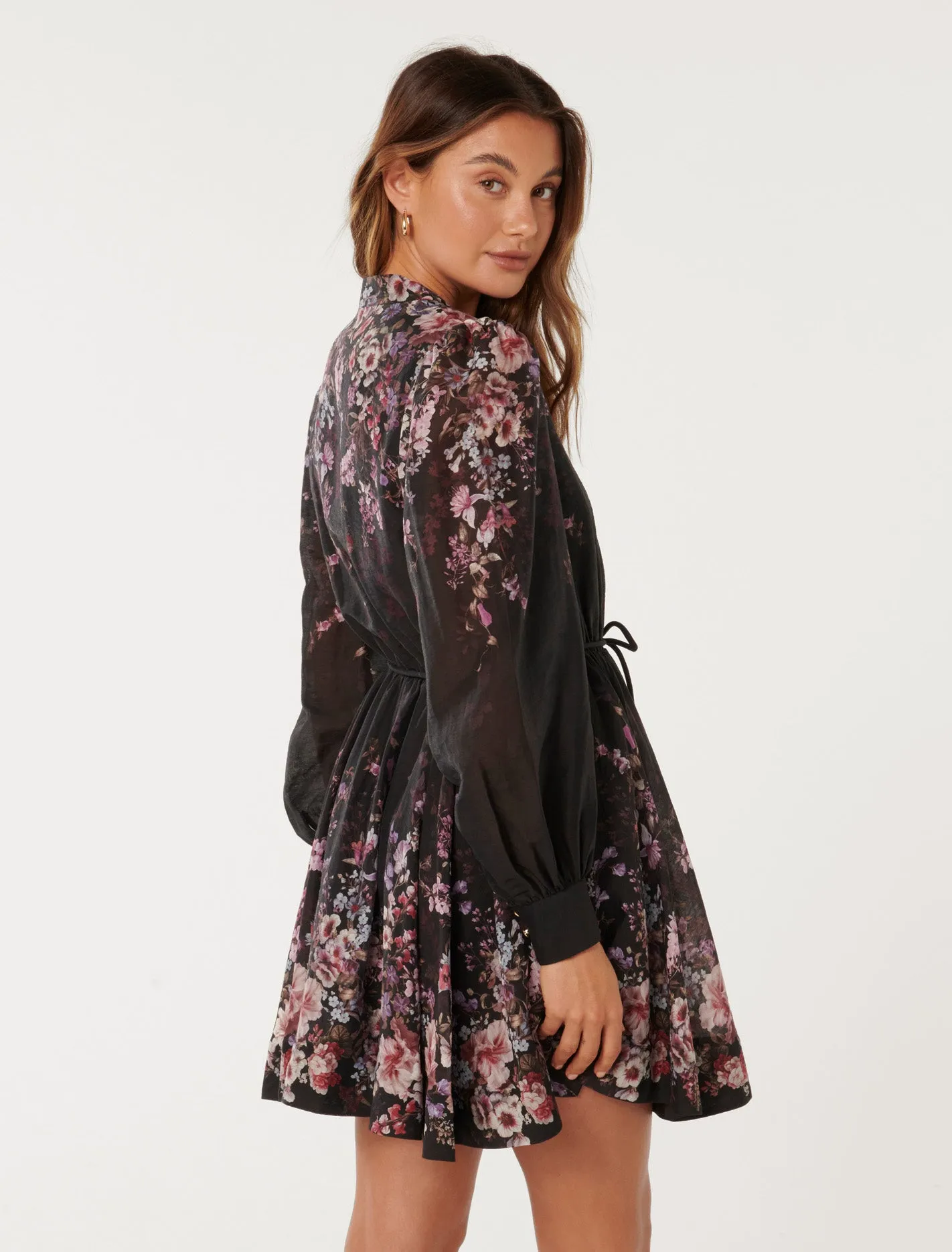 Anastasia Printed Skater Mini Dress