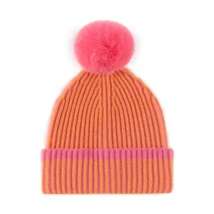 Christie Winter Hat Orange Pink