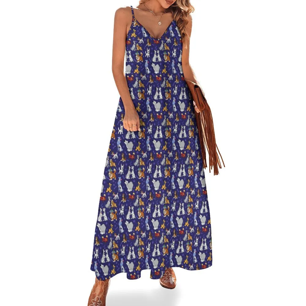 Dog Favorites Women's Summer Slip Long Dress