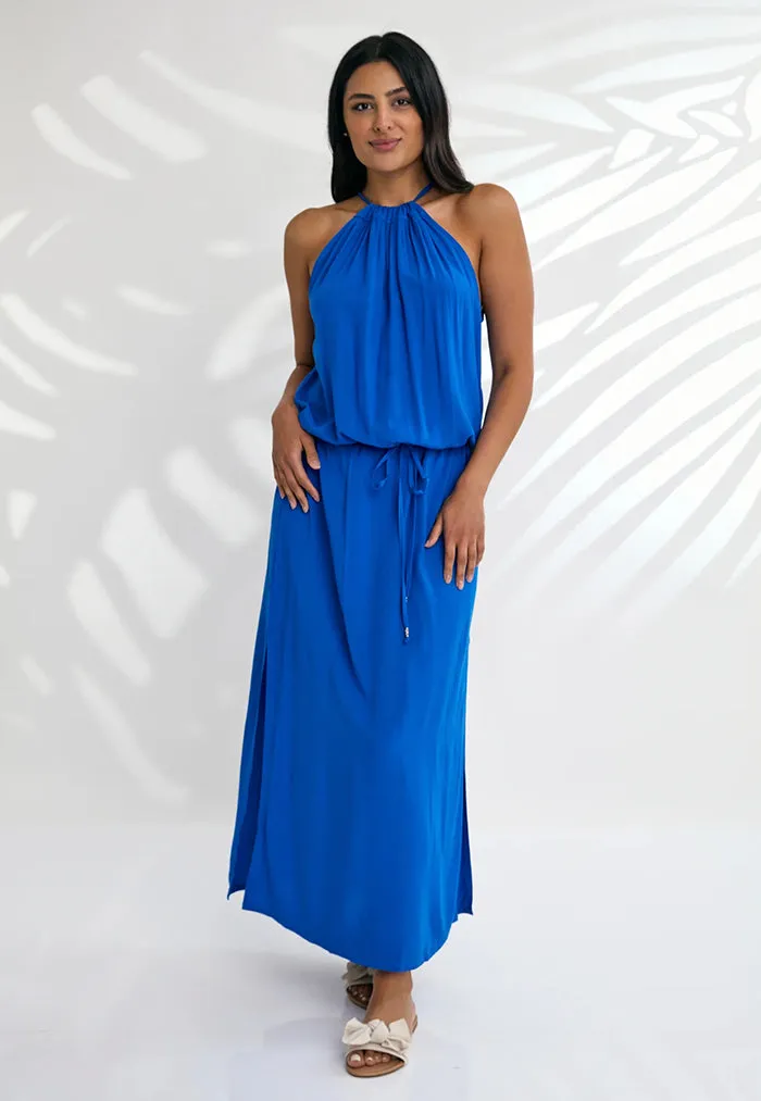 Indii Breeze Susan Halter Maxi Dress - Egyptian