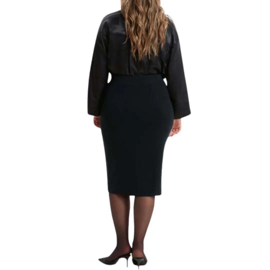 Knit Pencil Skirt - Plus Size