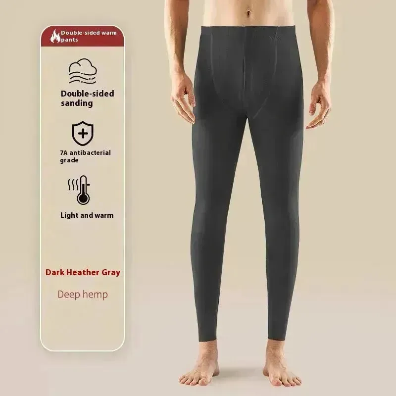 Long Johns Men's Warm Compression Pants Leggings