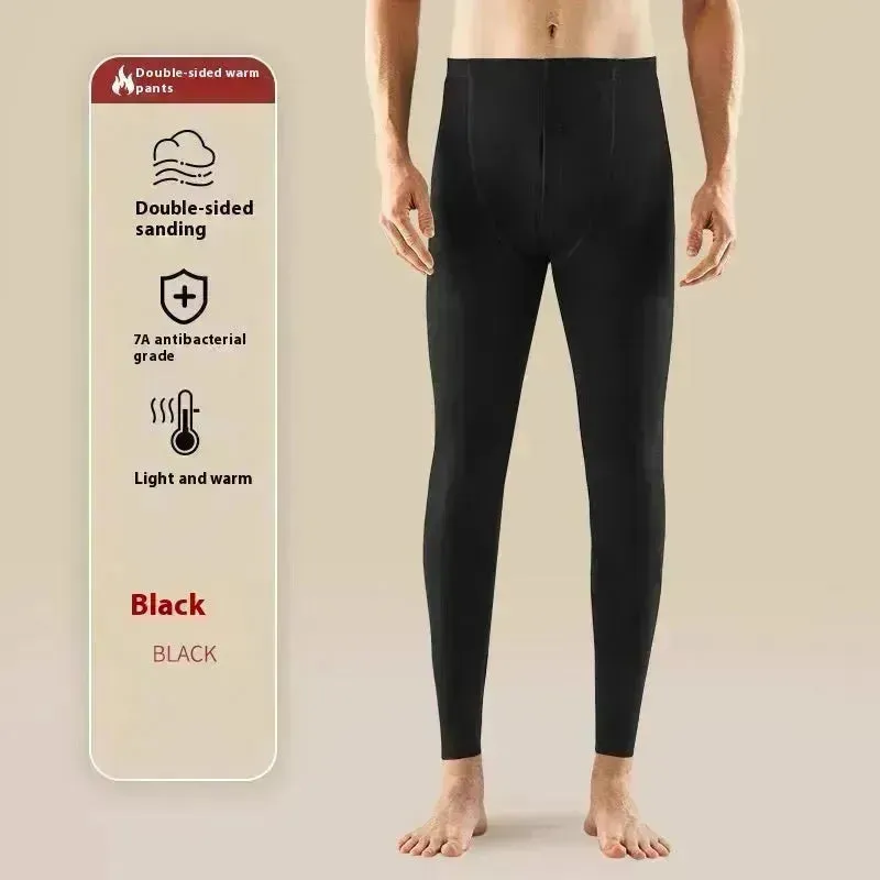 Long Johns Men's Warm Compression Pants Leggings