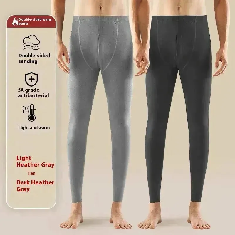 Long Johns Men's Warm Compression Pants Leggings