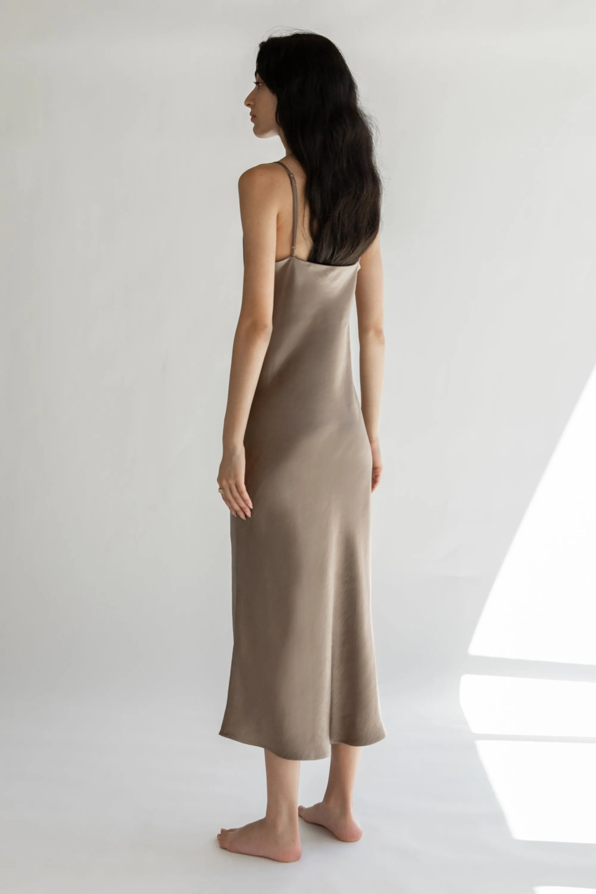 MIDI SLIP DRESS