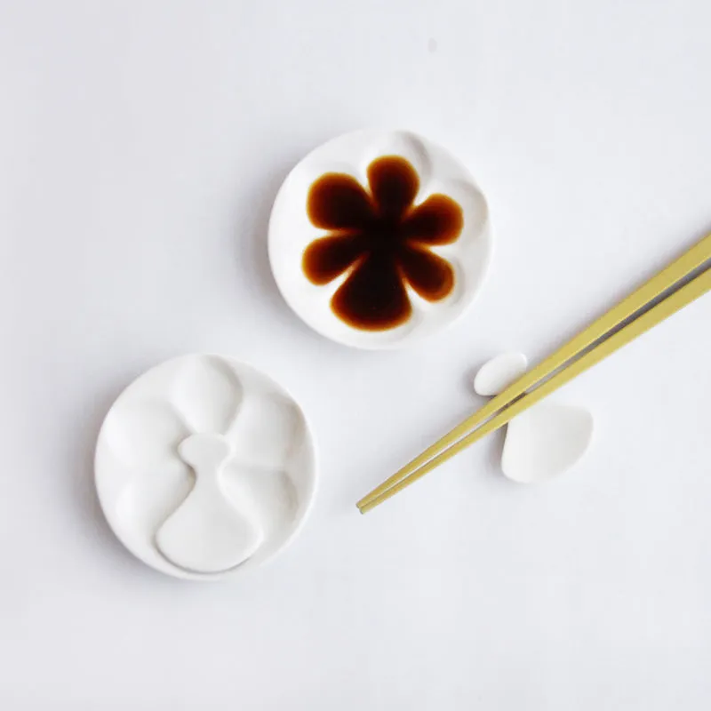 Orchid Saucer   Chopstick Rest