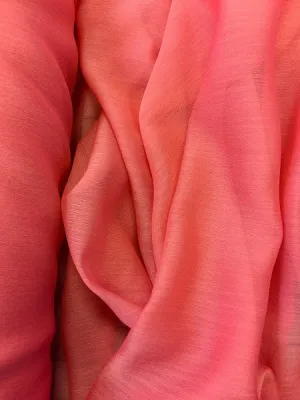 Poly Chiffon Two Tone - 59/60-inches Wide Pucci Rose