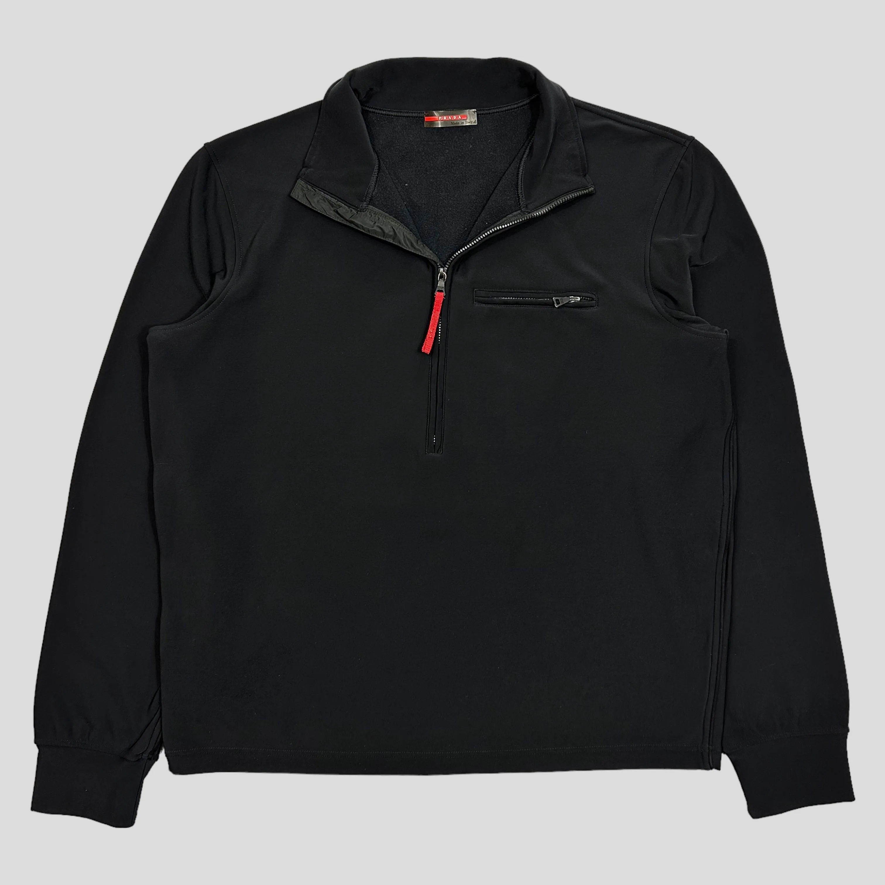 Prada Sport 2001 1/2 Zip Stash Pocket Tracktop - M/L