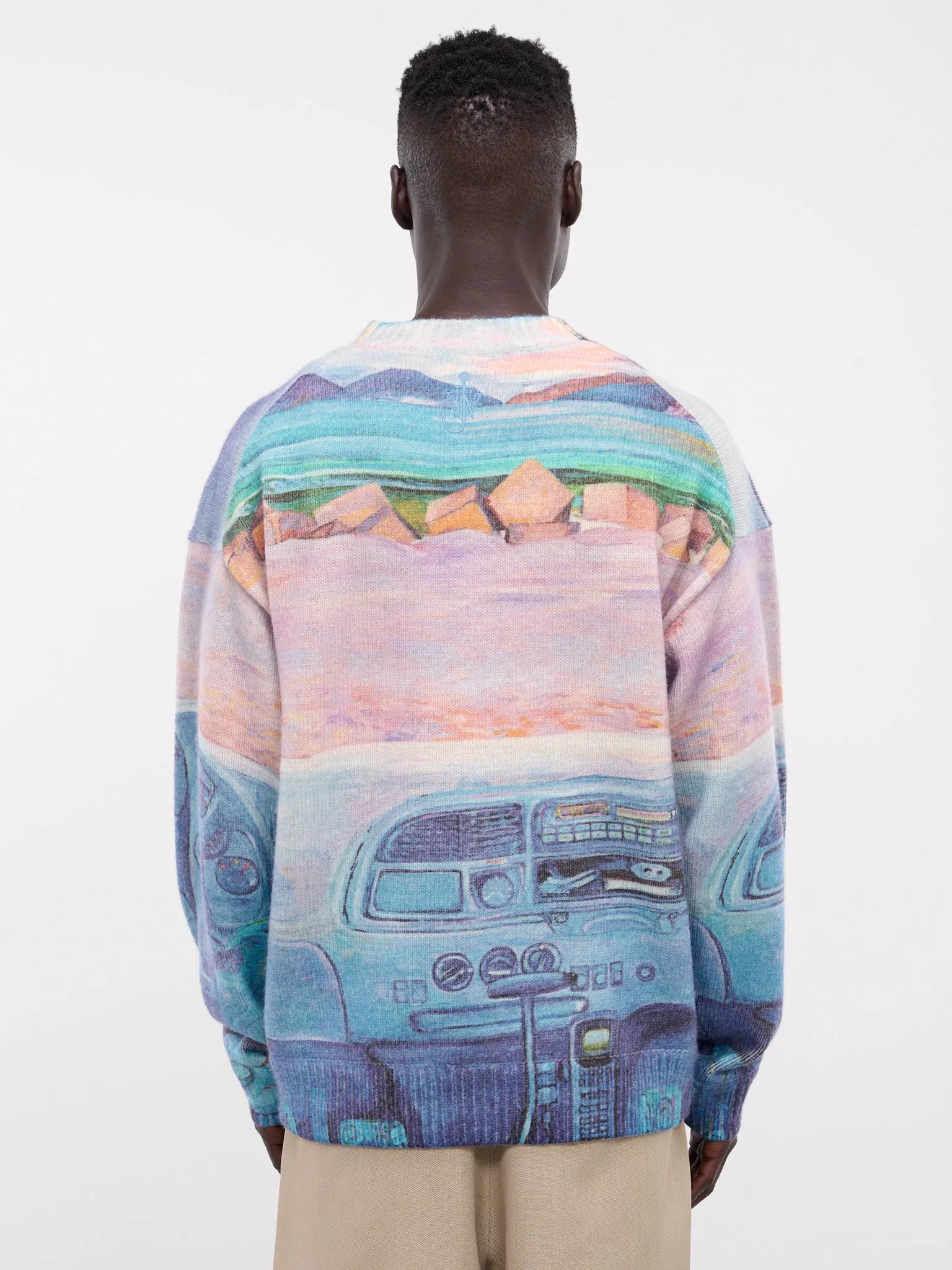 Printed Jumper (KW1222-YN0373-CORNFLOWER-BLUE)