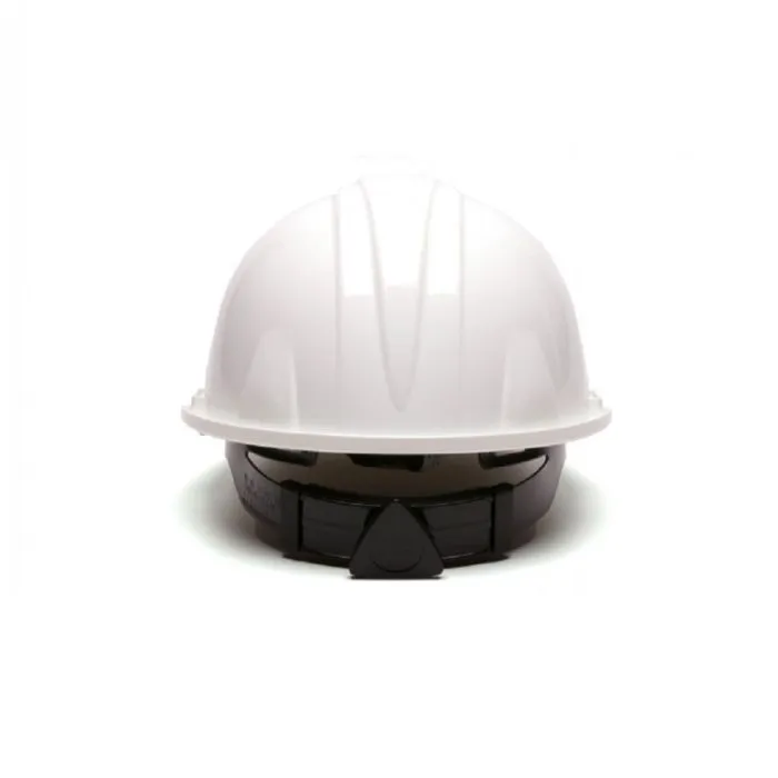 Pyramex HP14110 SL Cap Style 4 Point Ratchet Hard Hat, White, 1 Each