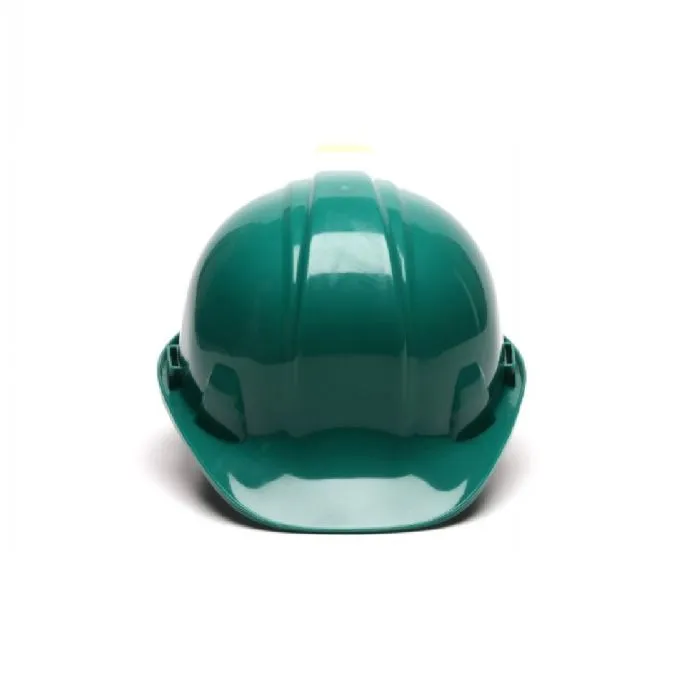 PYRAMEX HP14135 SL Series Cap Style Hardhat, 4-Point Ratchet, Green, 1 Each