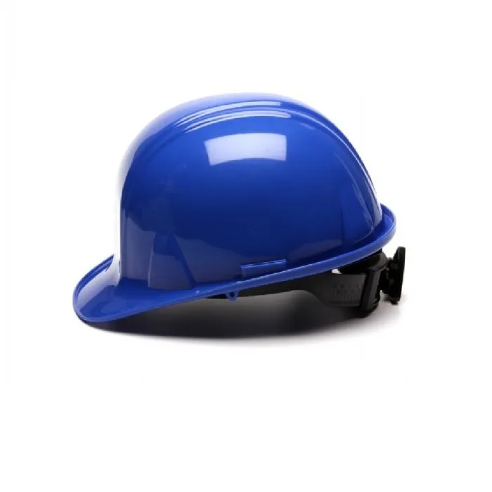 Pyramex HP14160 SL Cap Style 4 Point Ratchet Hard Hat, Blue, 1 Each