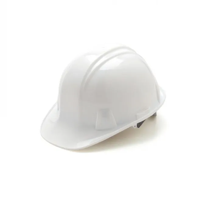 Pyramex HP16110 SL Cap Style 6 Point Ratchet Standard Hat, White, 1 Each