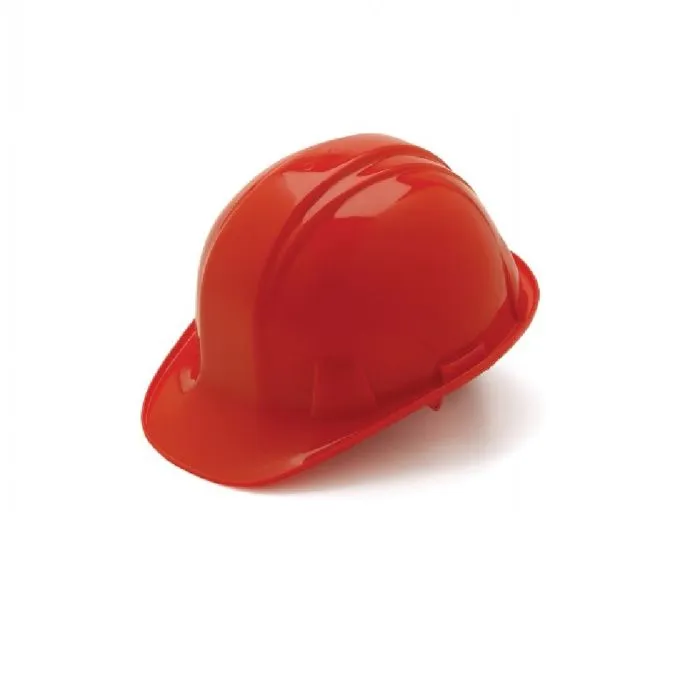 Pyramex HP16120  SL Cap Style 6 Point Ratchet Standard Hat, Red, 1 Each