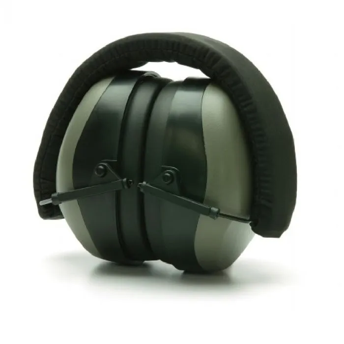 Pyramex PM8010 Passive Earmuff with NRR 25dB, Gray, One Size, 1 Each