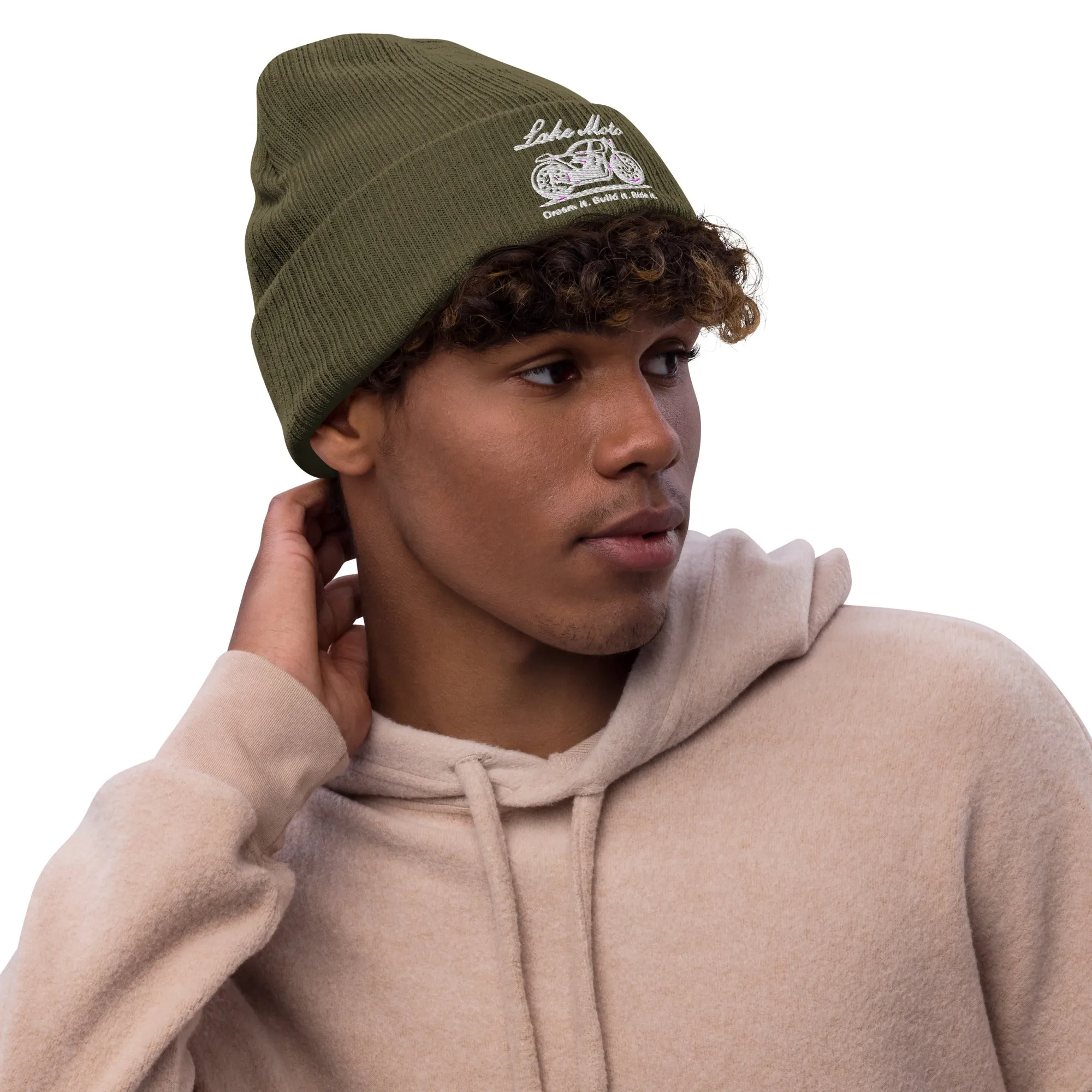 Ribbed knit beanie