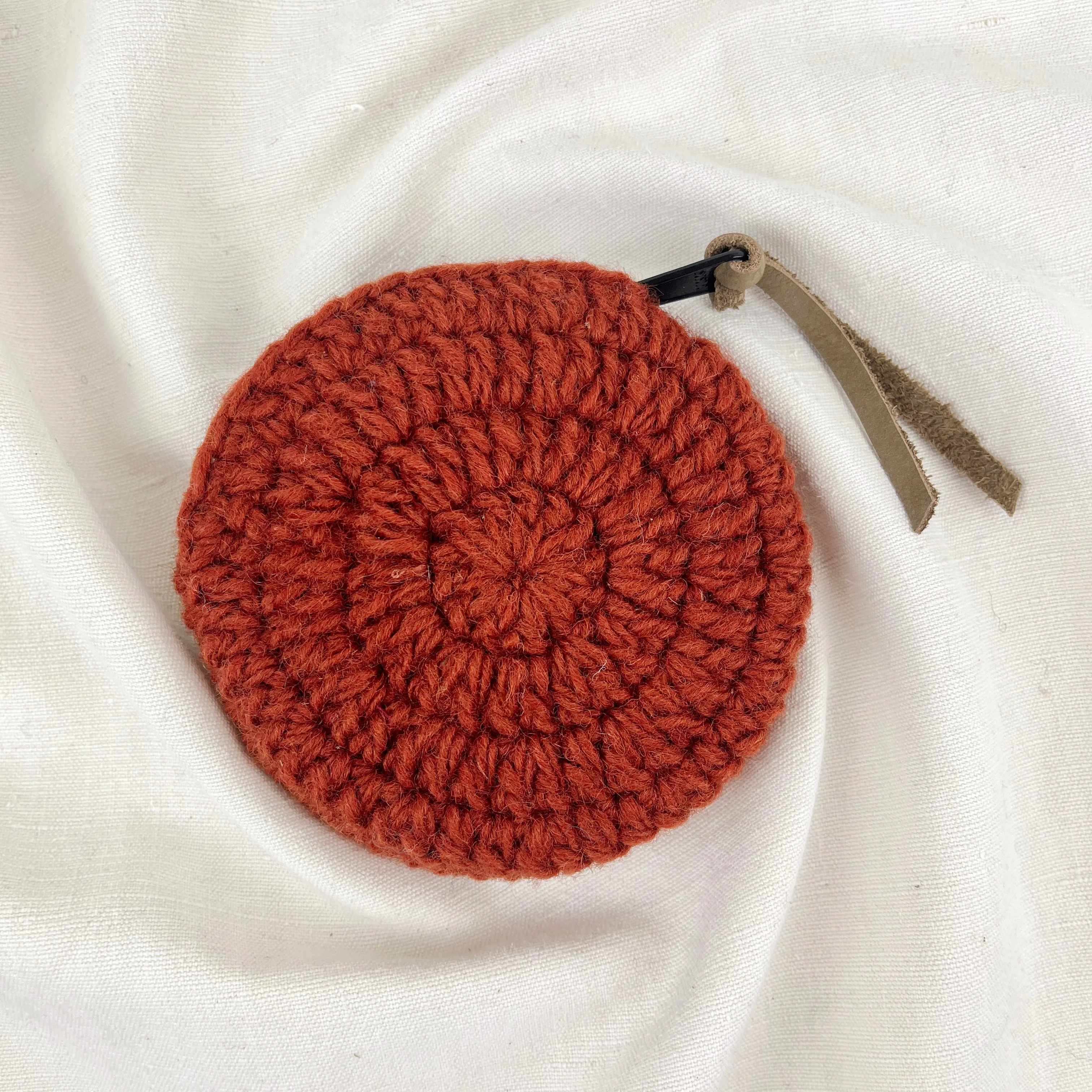 RICA Crochet Wool Circular Coin Purse (WS)