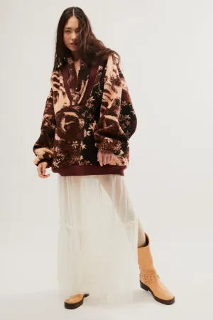 Rosie Printed Sherpa