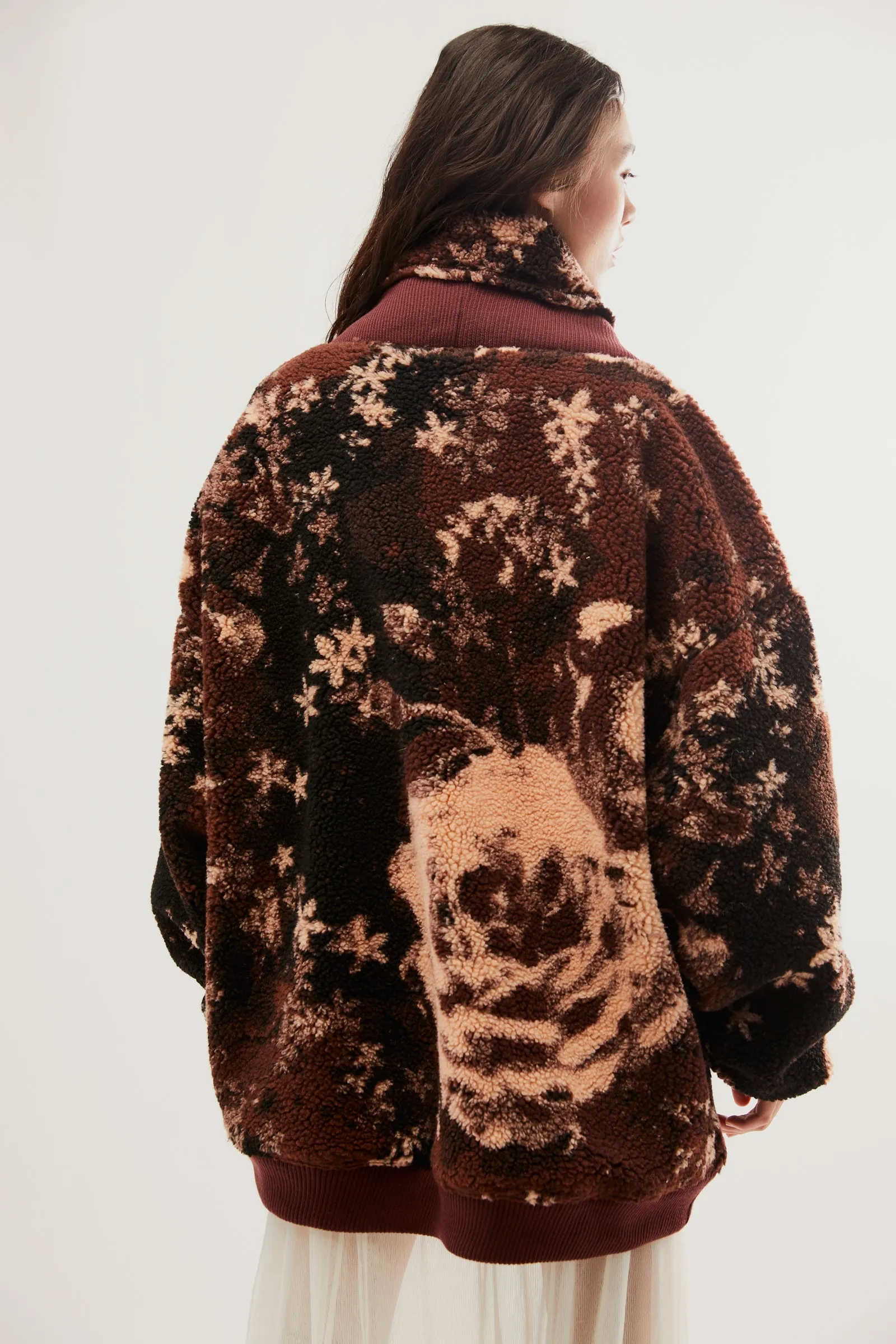 Rosie Printed Sherpa