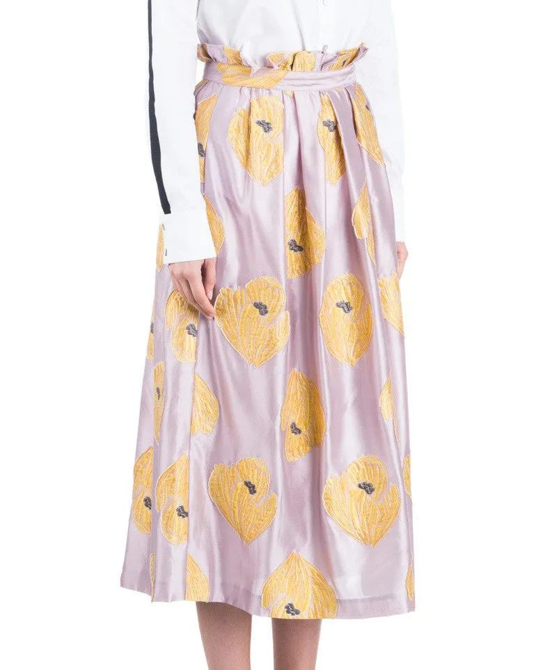 SUNO Crocus Jacquard Skirt