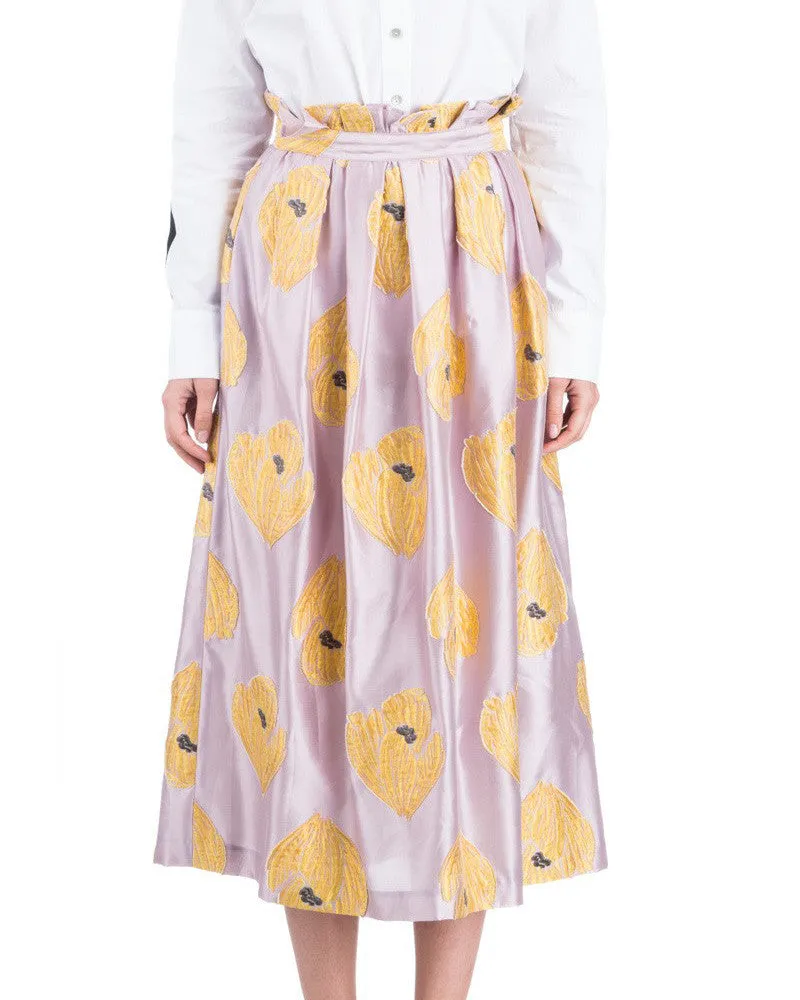 SUNO Crocus Jacquard Skirt