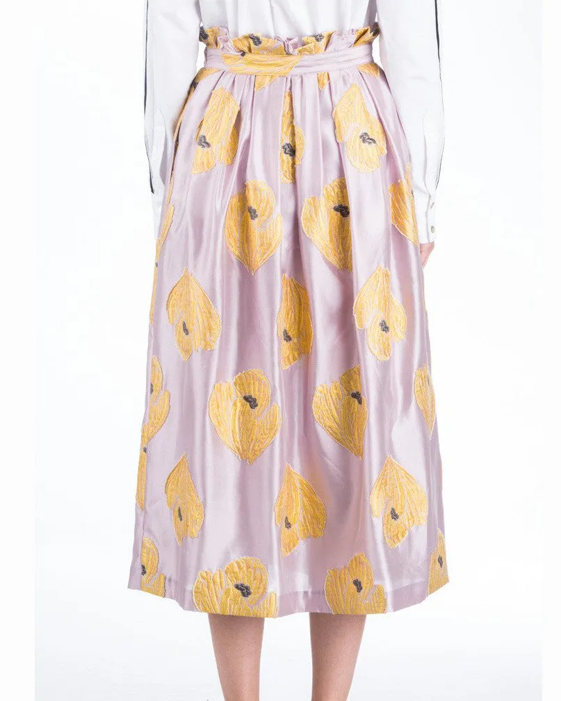 SUNO Crocus Jacquard Skirt