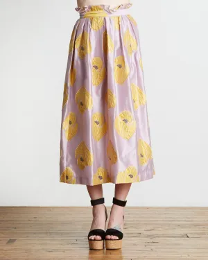 SUNO Crocus Jacquard Skirt