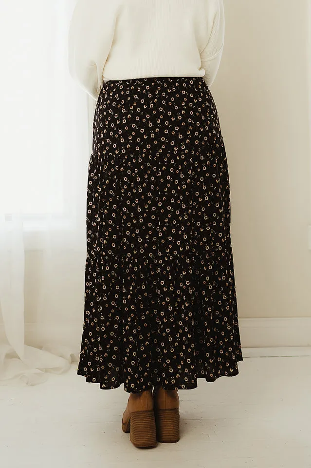 Three Layered Floral Skirt