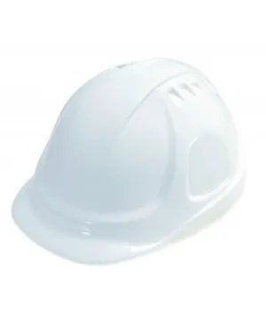 Vented Hard Hat with 6 Point Ratchet Suspension